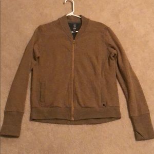 Mountain hardware zip up wool sweater